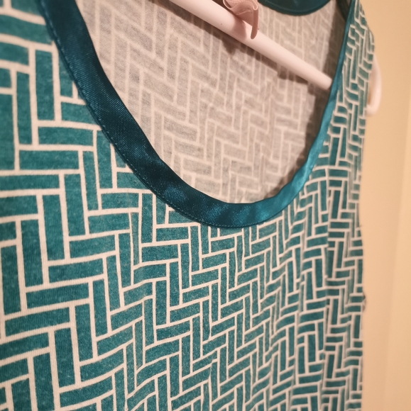 Banana Republic Blue Tank Loose Tunic Top M - Picture 7 of 10